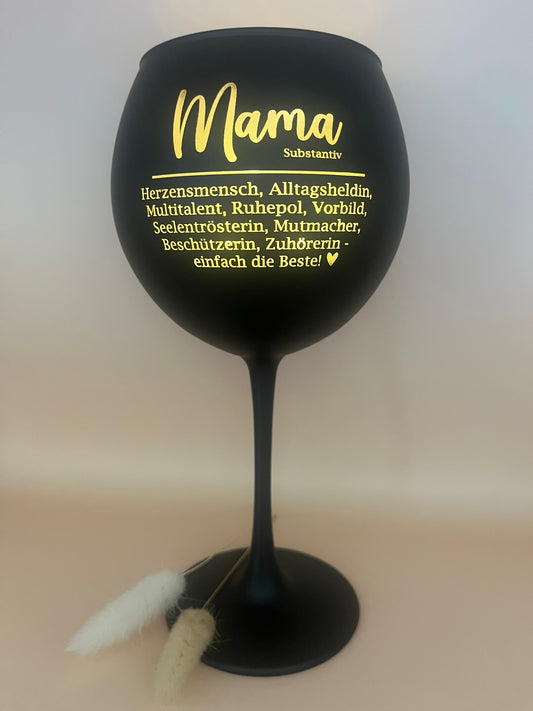Mama - Weinglas