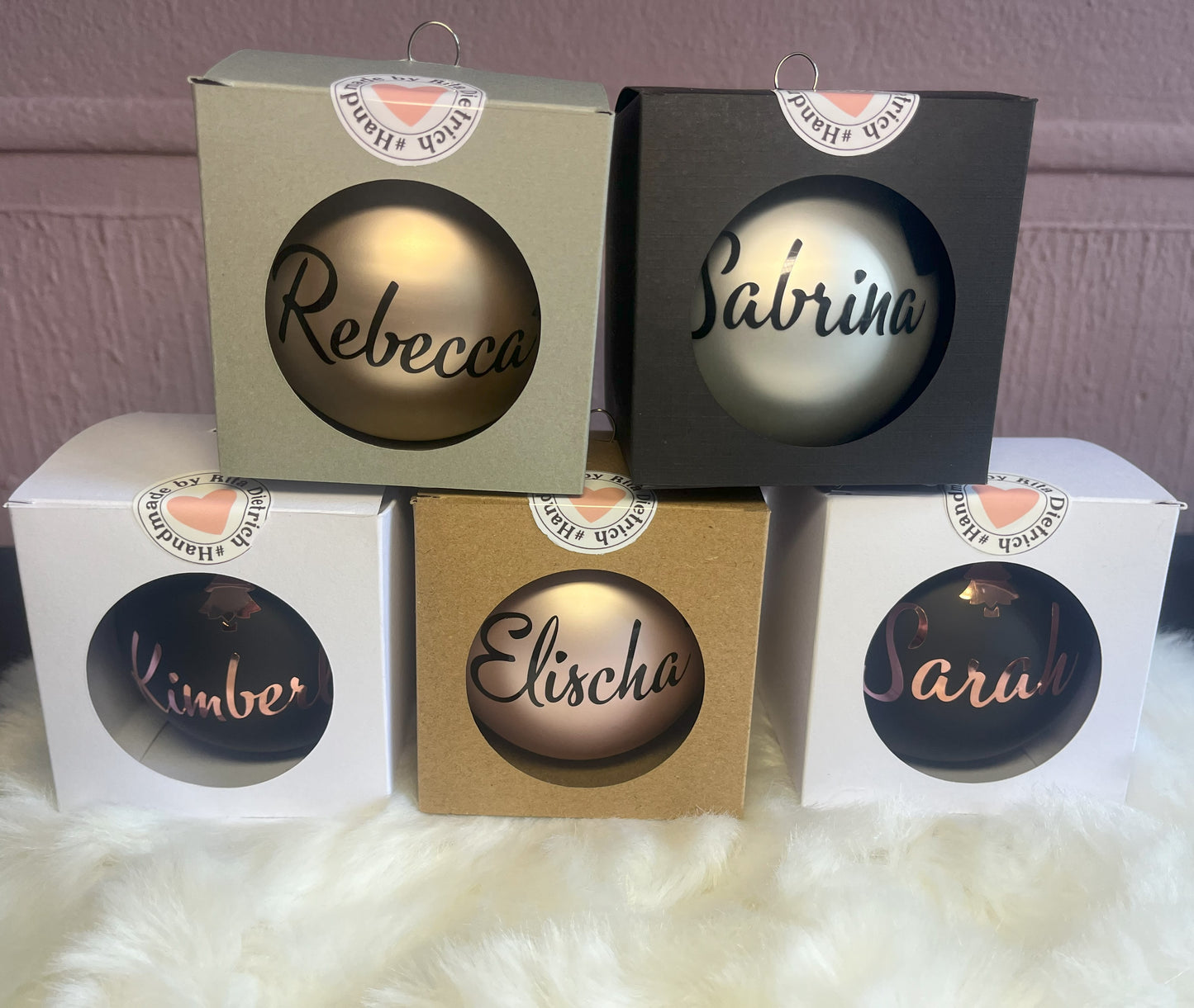 Weihnachtskugeln geplottet (foliert)