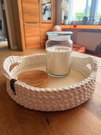 Dekoratives, gehäkelt Tablet