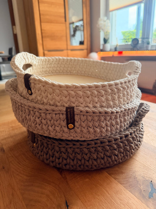 Dekoratives, gehäkelt Tablet