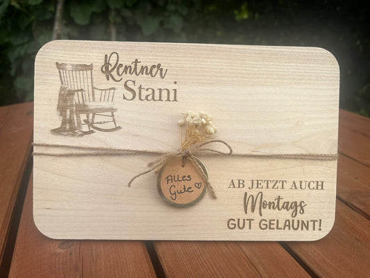 Brettchen Rentner/-in