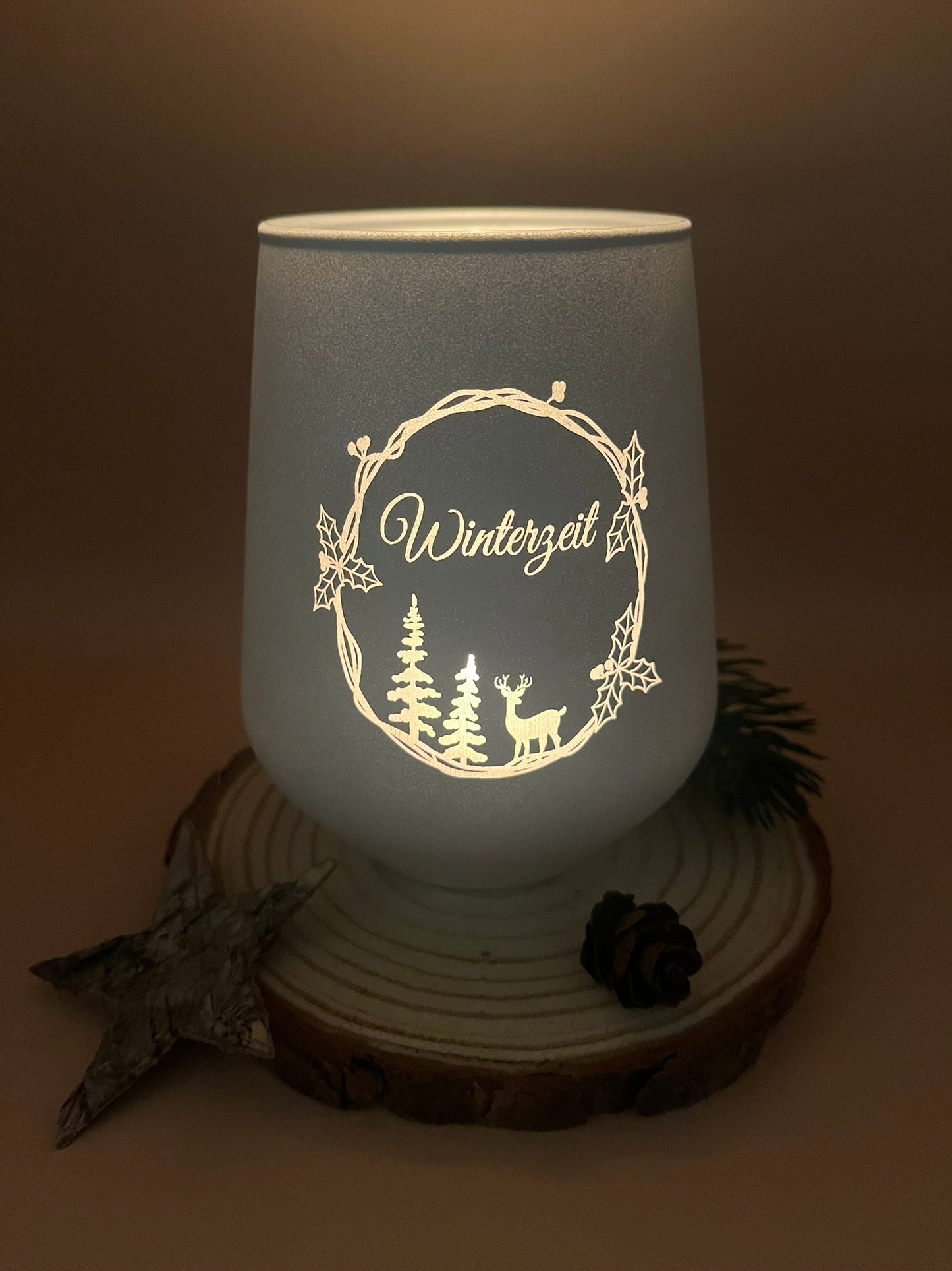 Windlicht Winterzeit