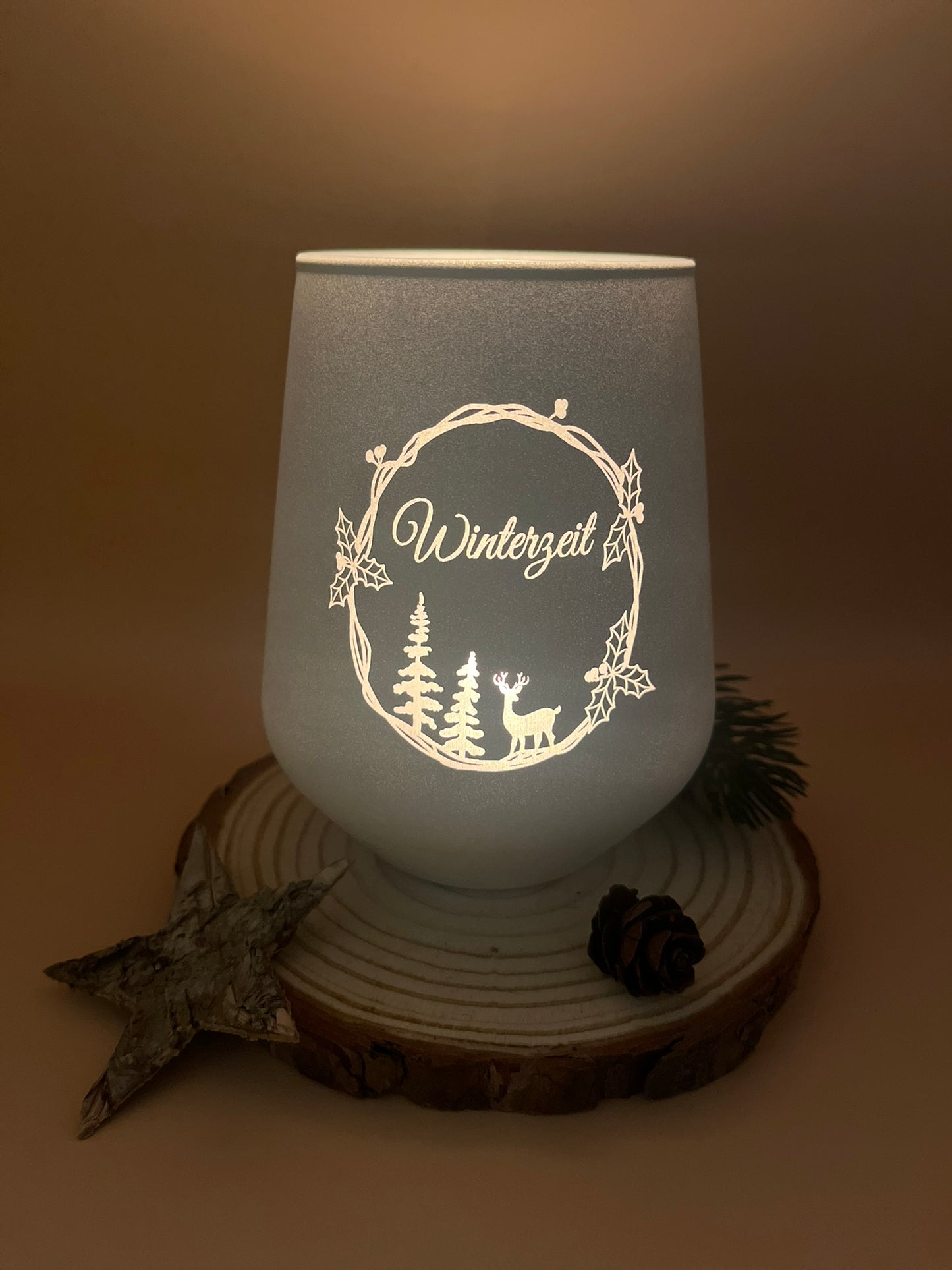 Windlicht Winterzeit