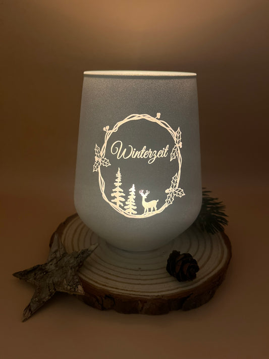 Windlicht Winterzeit