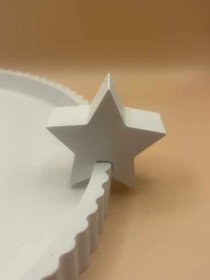 Tablett Dekoring mit Streifenoptik