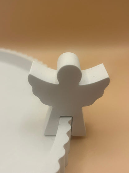 Tablett Dekoring mit Streifenoptik