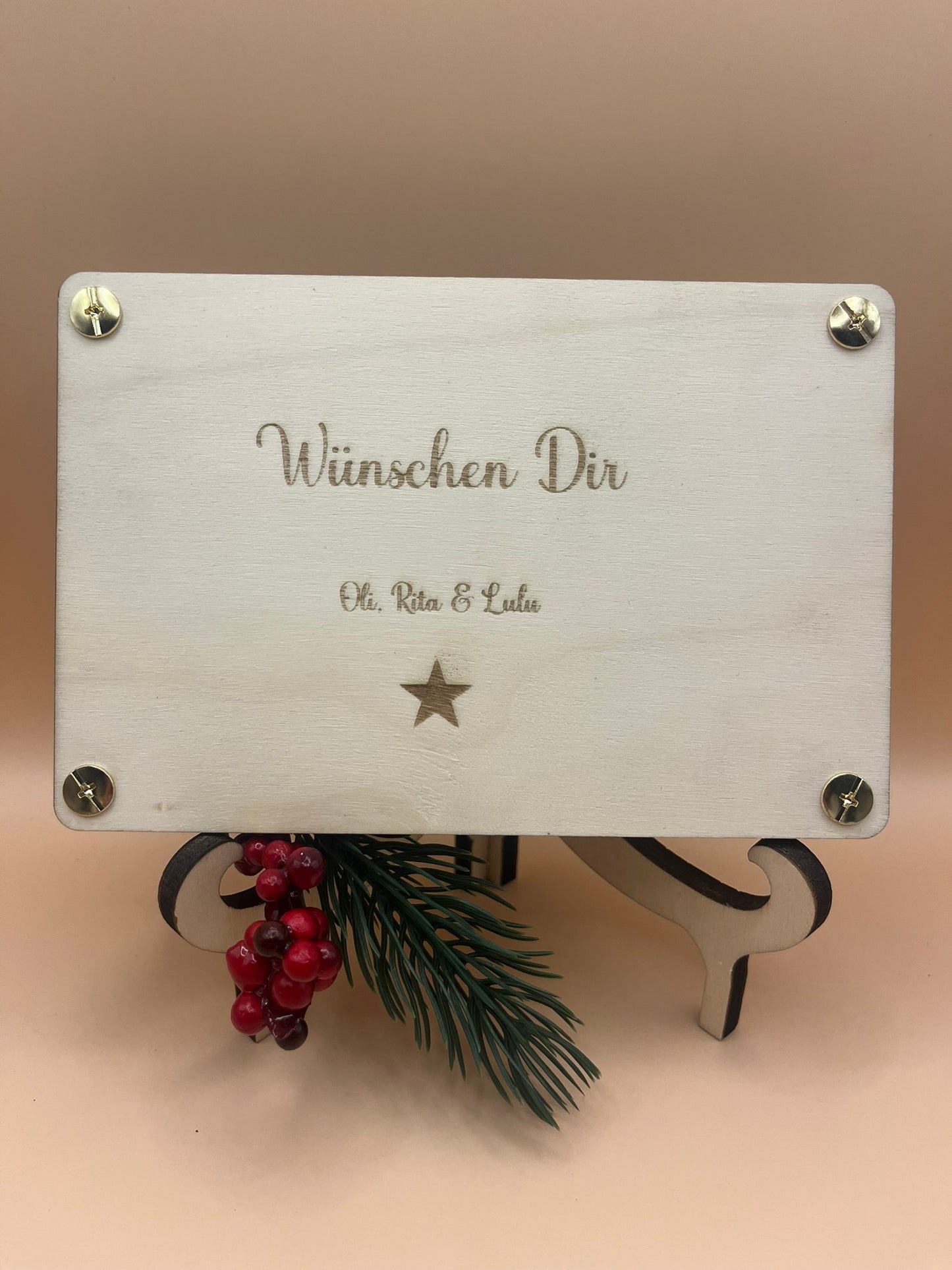 Personalisiertes Geldgeschenk für Weihnachten