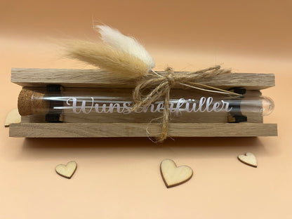 Wunscherfüller Reagenzgläschen - Geldgeschenk