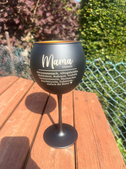 Mama - Weinglas