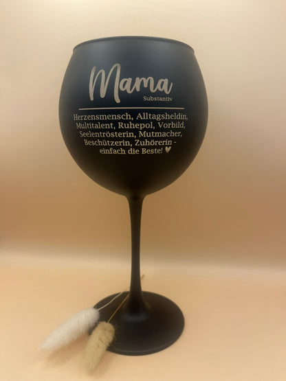 Mama - Weinglas