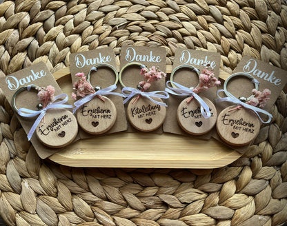 Holz-Schlüsselanhänger Erzieher