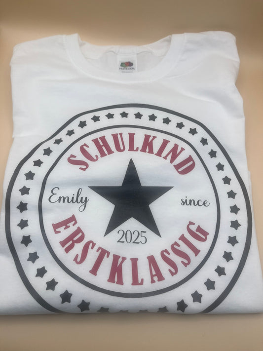 Einschulungs T-Shirt Personalisiert