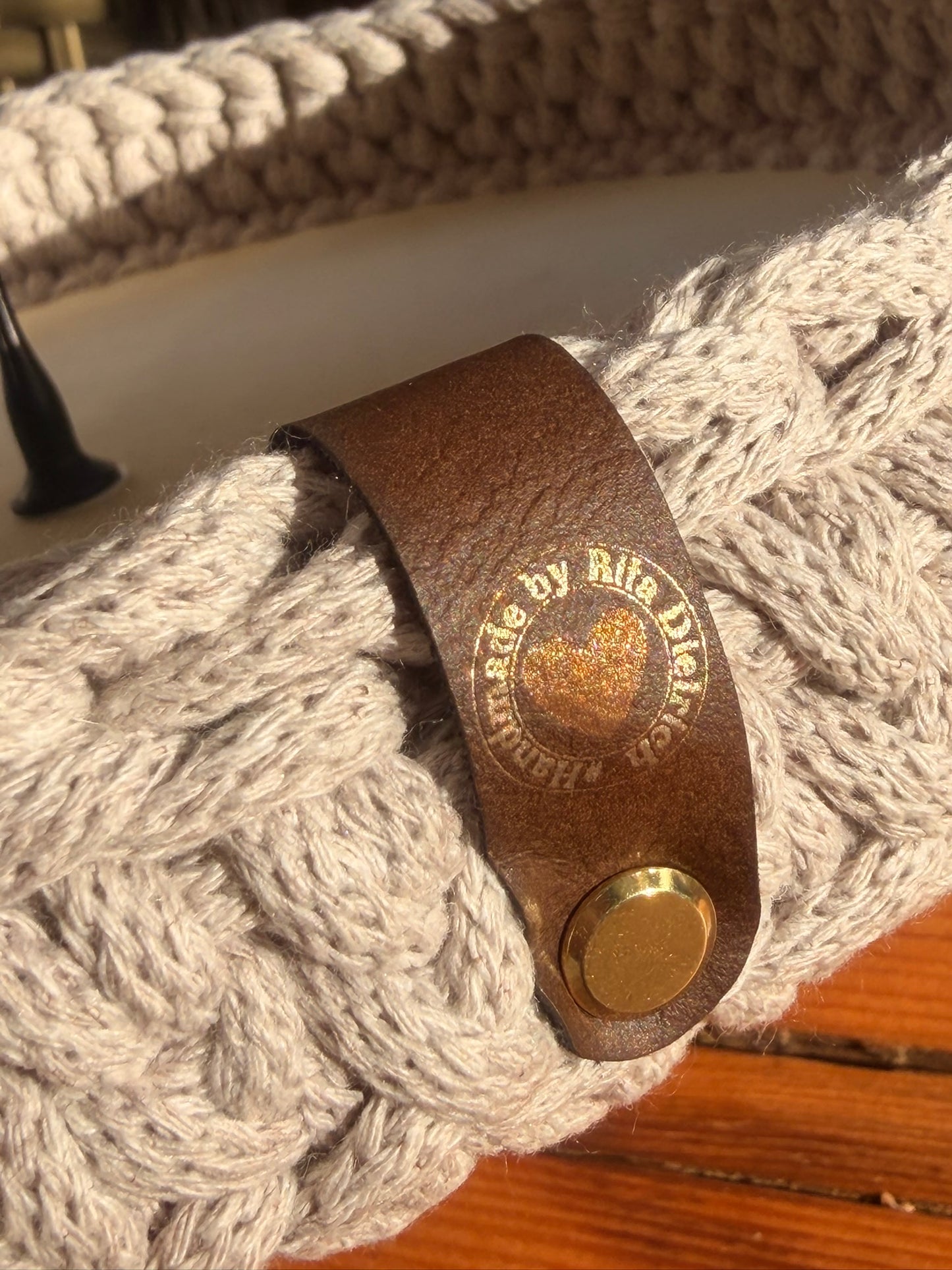 Handgehäkelte 3-stöckige Etagere