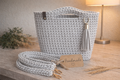 Gehäkelte Tasche Iris